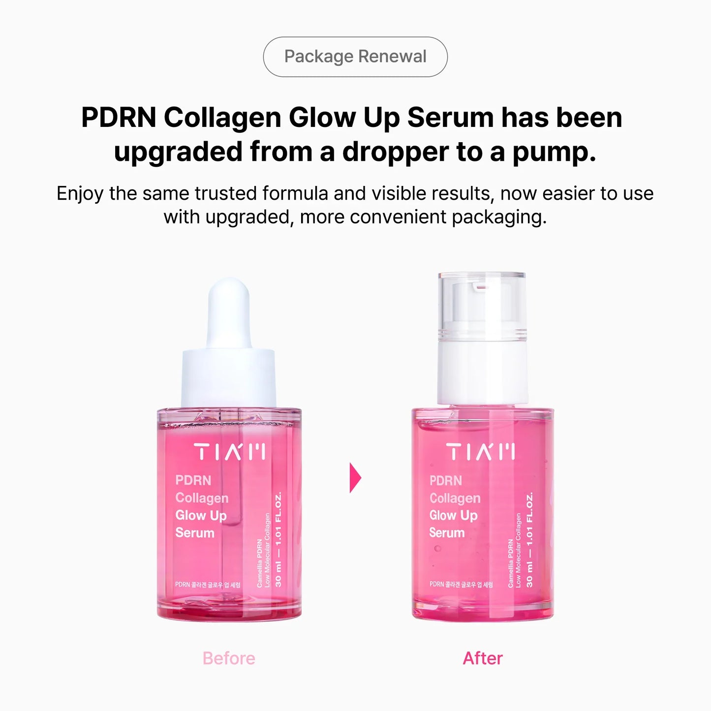 [Tiam] PDRN Collagen Glow Up Serum 30ml